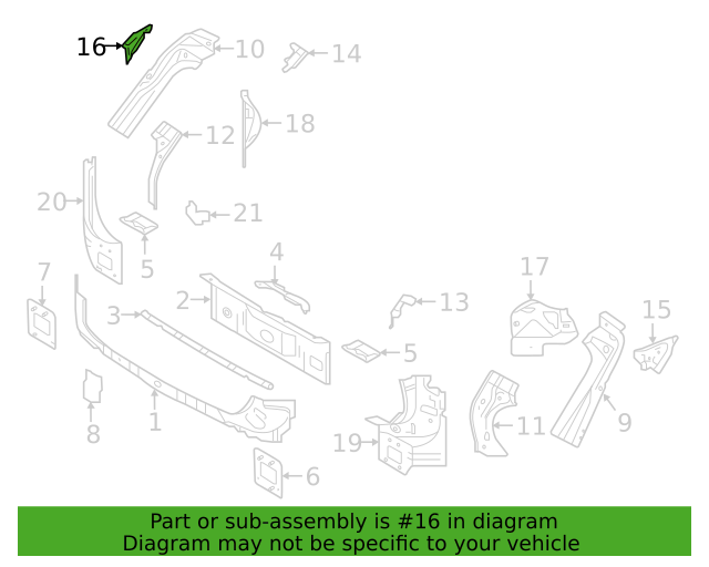 32239946 Volvo XC40 Quarter Panel Extension 2019 to 2023 NEW GENUINE