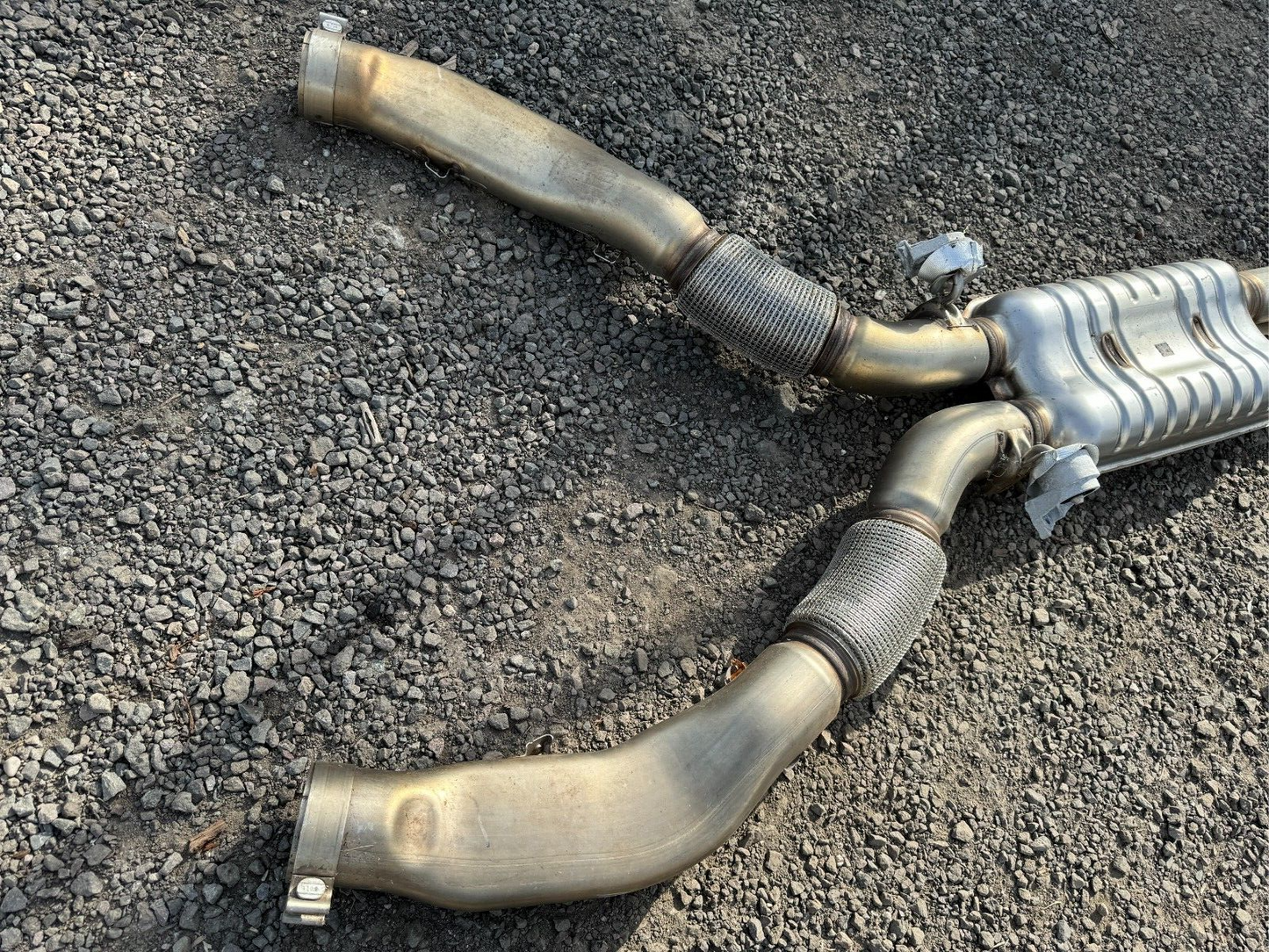 Land Rover Range Rover L405 exhaust without muffler m8e25g2110ba