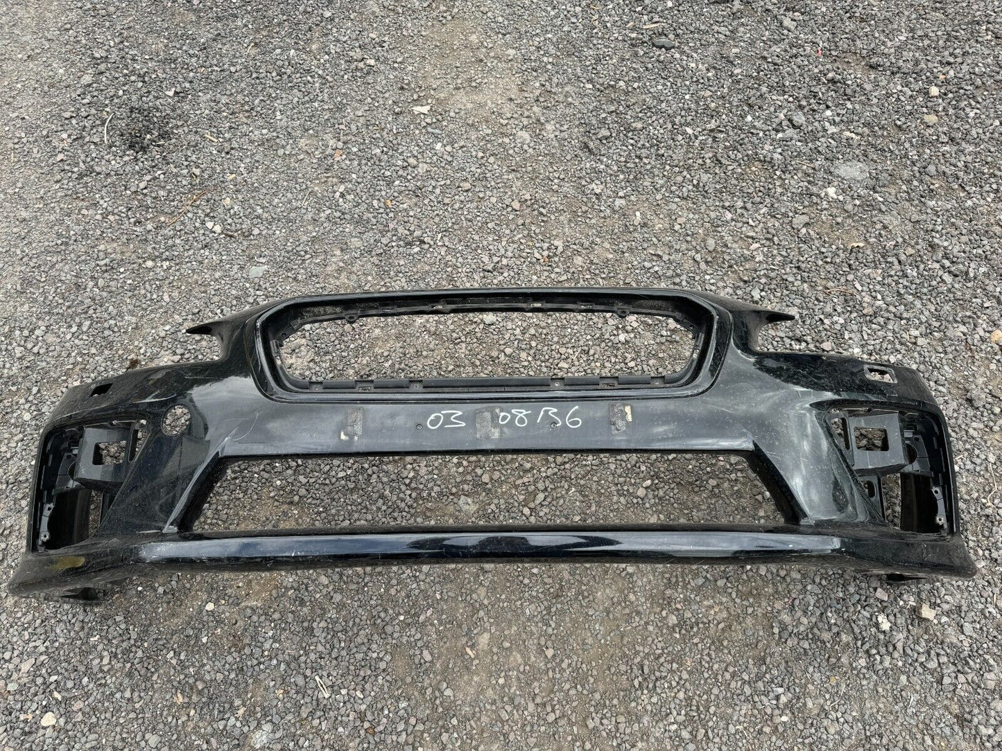 Genuine Subaru Impreza WRX STI Front Bumper Scratched and 1 Split