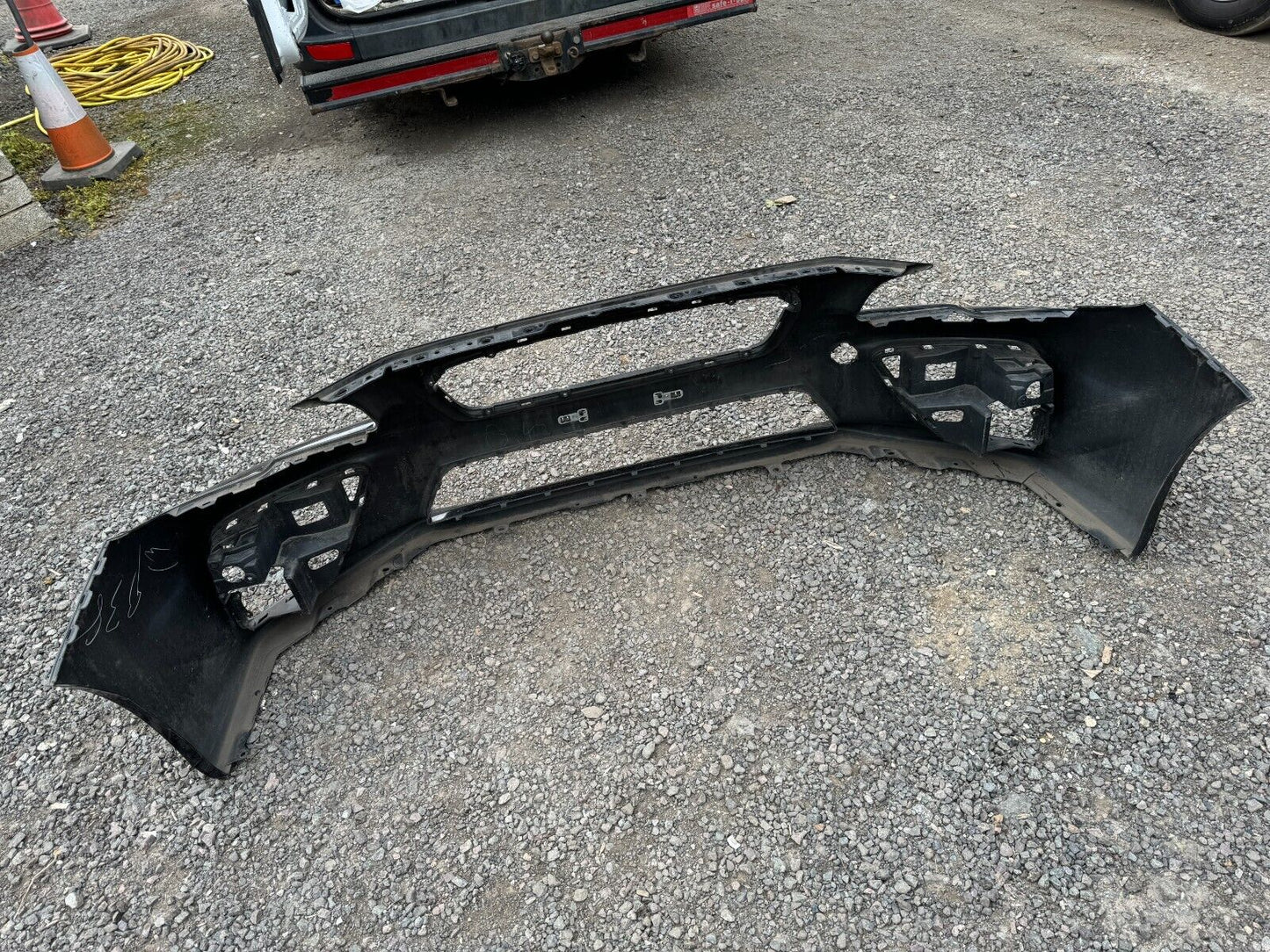 Genuine Subaru Impreza WRX STI Front Bumper Scratched and 1 Split