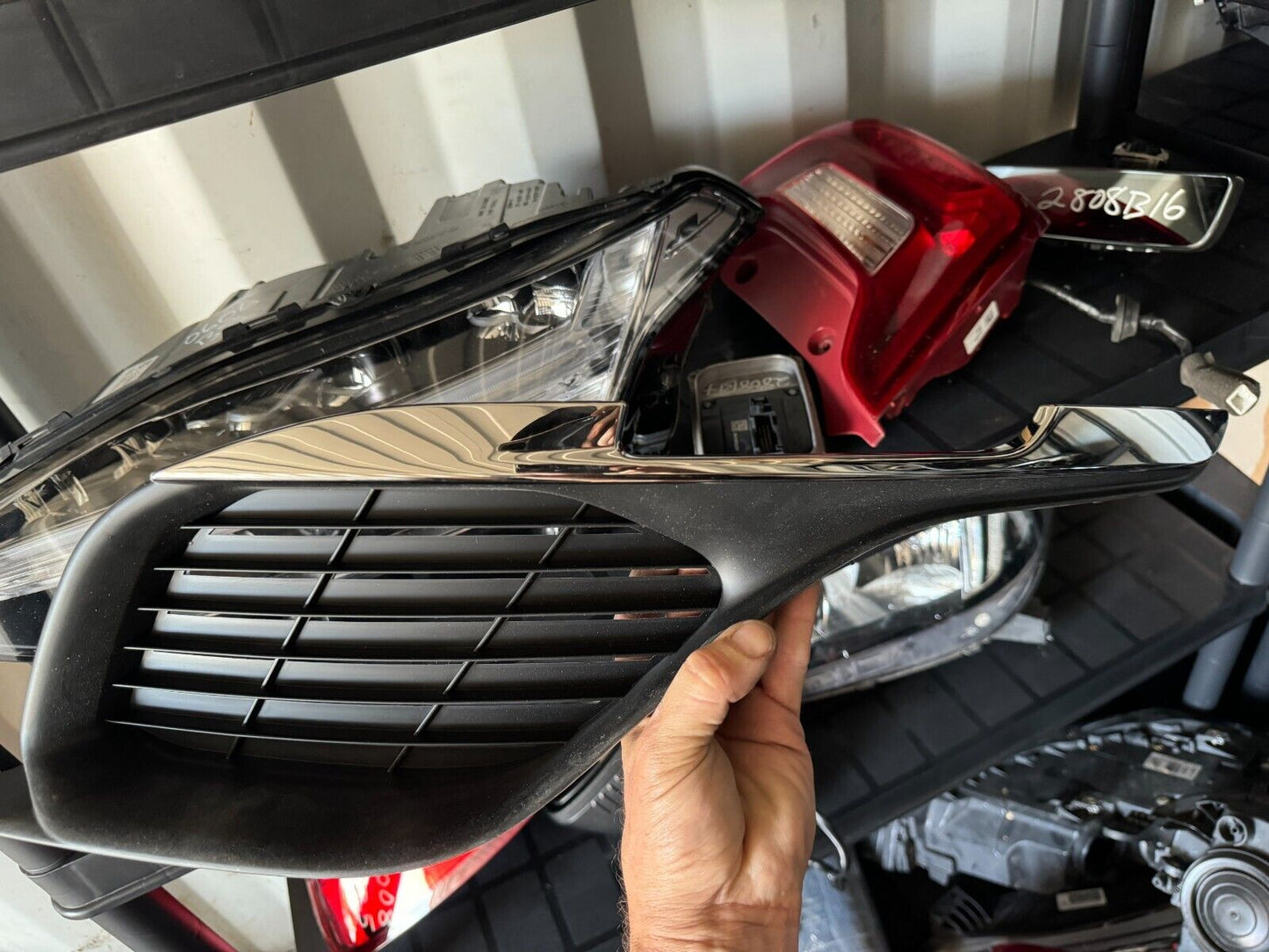 GENUINE Front Fog Light Grill PEUGEOT 308 1610744480 Left NOT FAKE CLONE