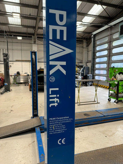 ALIGNMENT FOUR-POST VEHICLE LIFT PEAK 412A max to 5500KG