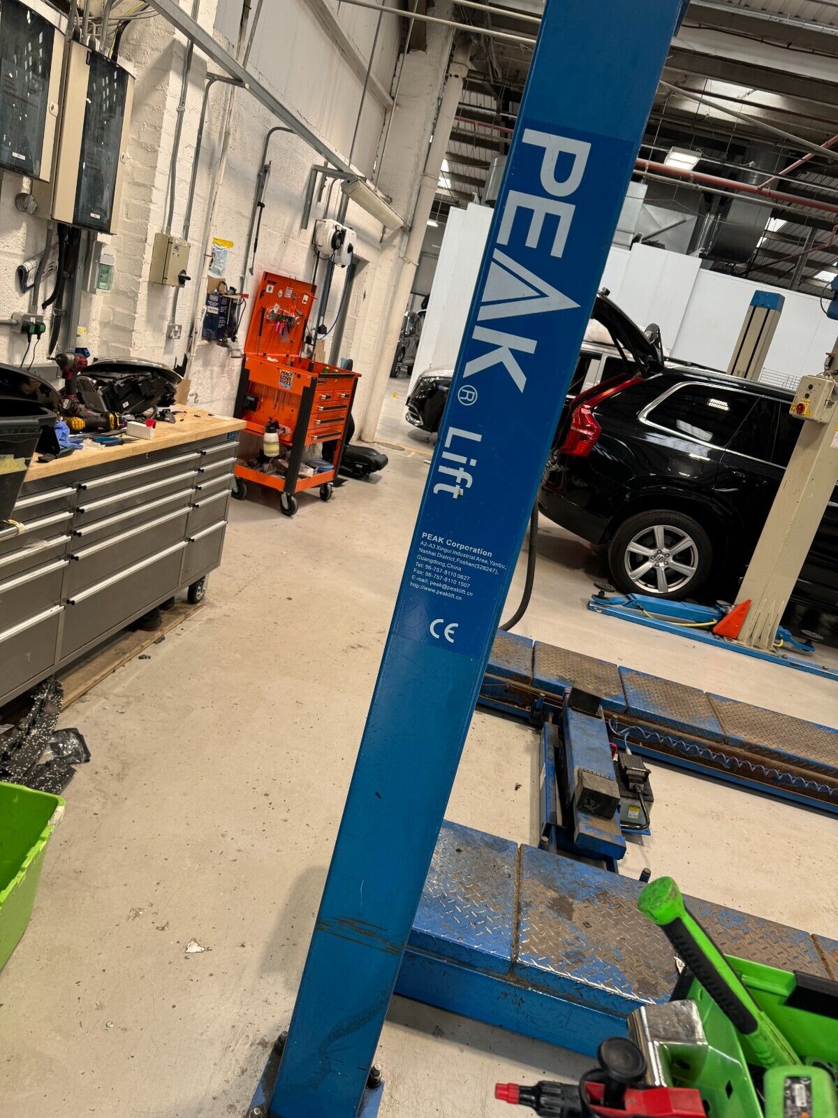 ALIGNMENT FOUR-POST VEHICLE LIFT PEAK 412A max to 5500KG