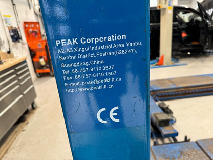 ALIGNMENT FOUR-POST VEHICLE LIFT PEAK 412A max to 5500KG