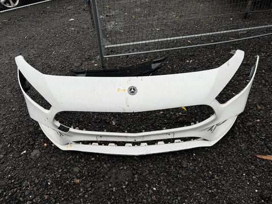 MERCEDES A CLASS W177 AMG FRONT BUMPER 2018-2023 A1778856100 SCRATCHED