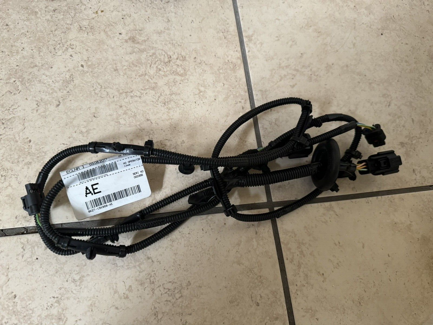 Genuine FORD TRANSIT MK8 REAR BUMPER WIRING LOOM BK2T-15K868-AE