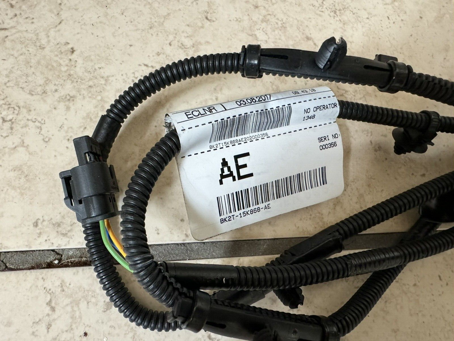 Genuine FORD TRANSIT MK8 REAR BUMPER WIRING LOOM BK2T-15K868-AE