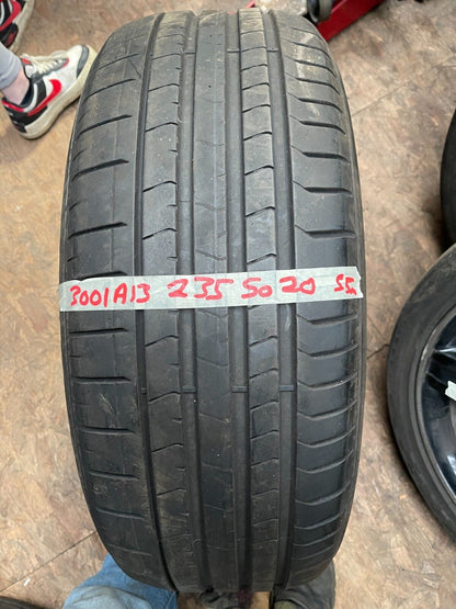 1x PIRELLI P-ZERO 235 50 20 104Y 5.5 mm NEXT DAY DELIVERY