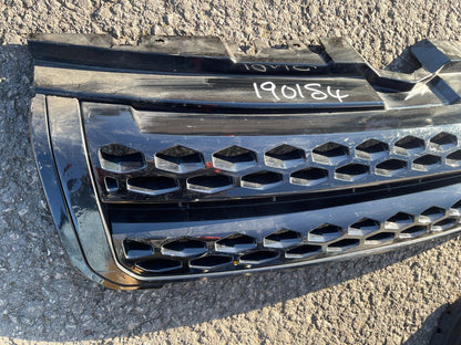 range rover land rover evoque front grille gj32-8l001-a gloss black damaged