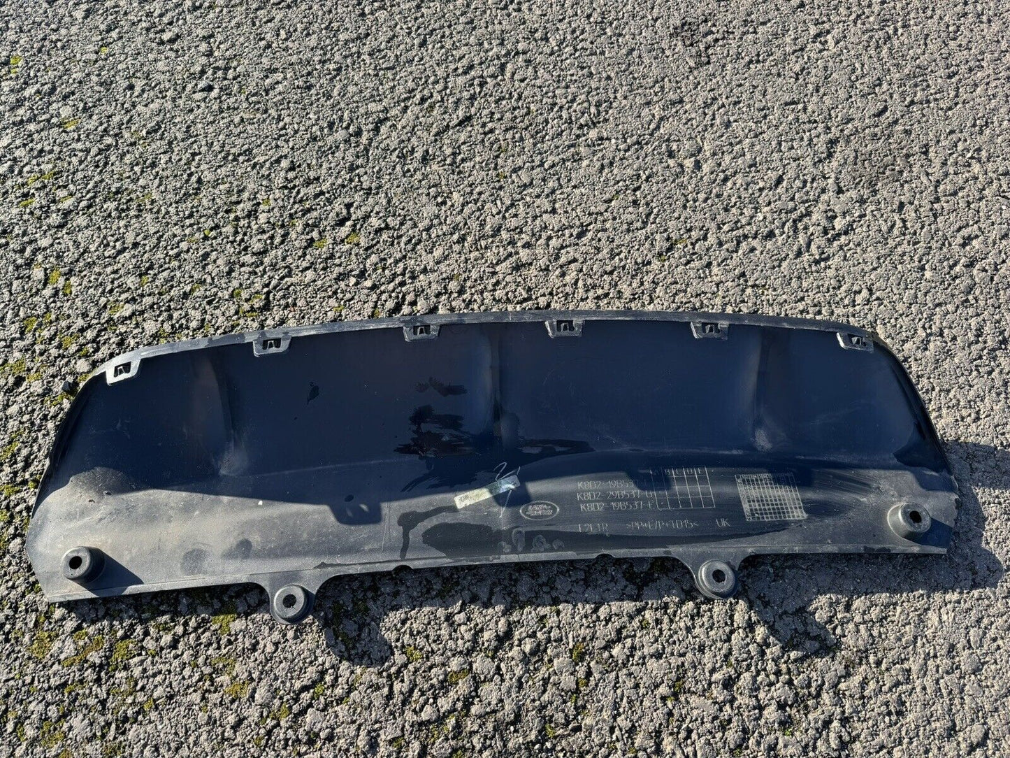 Range Rover Evoque Rear Bumper Lower Section K8D2-19B537-C Genuine
