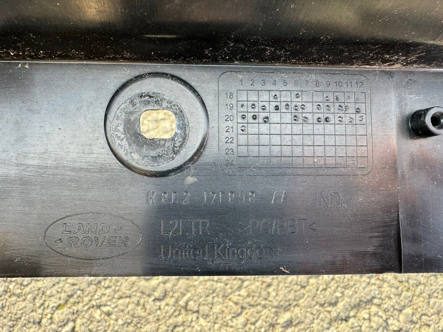 LAND ROVER RANGE ROVER EVOQUE L551 FRONT BUMPER CROSS MEMBER K8D217E898AA