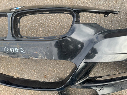 2014 BMW 3 SERIES F30 F31 M SPORT FRONT BUMPER BLACK SAPHIRE