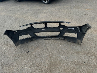 2014 BMW 3 SERIES F30 F31 M SPORT FRONT BUMPER BLACK SAPHIRE