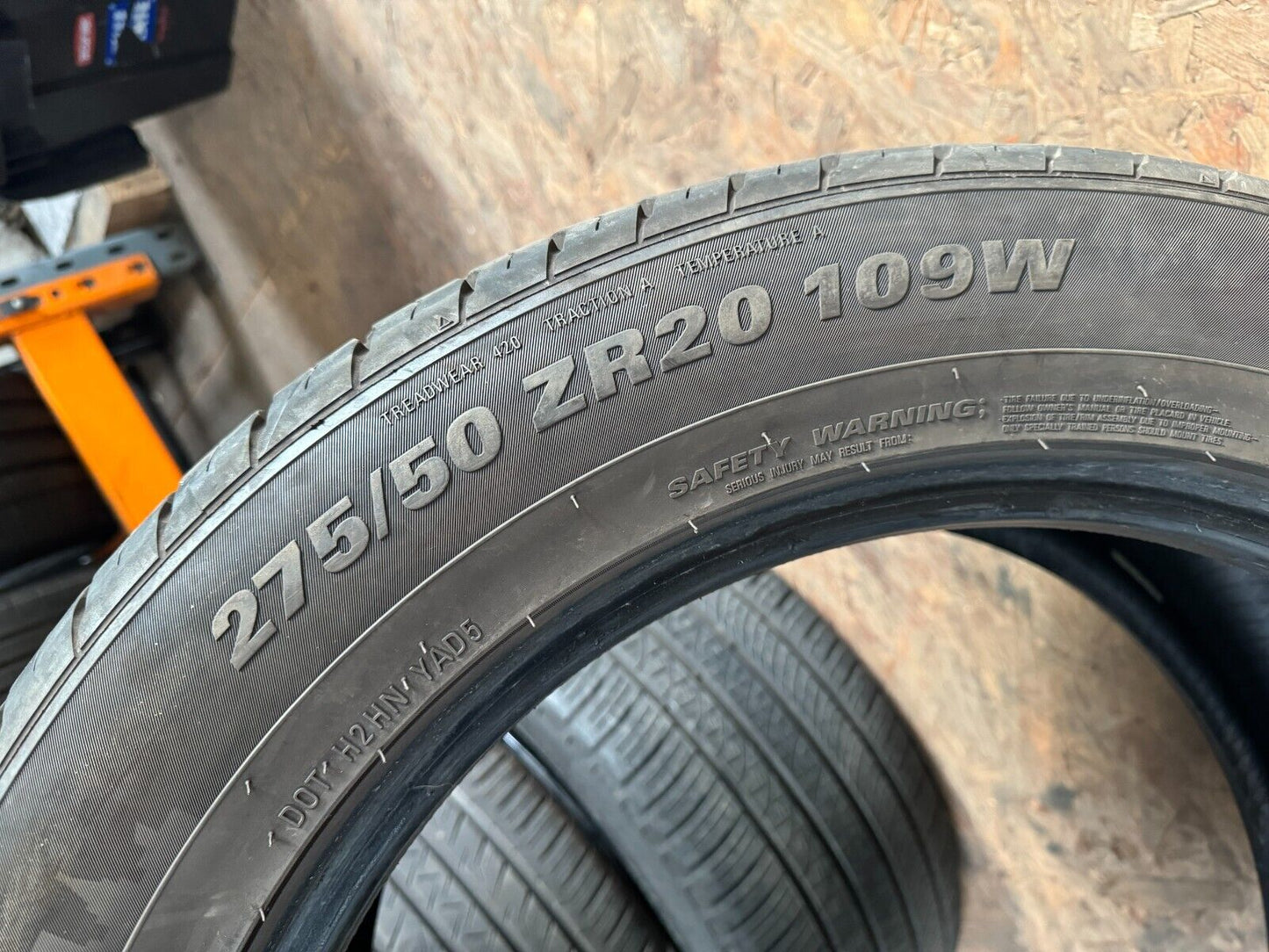 1x KUMHO/MARSHAL 275/50 R20 CRUGEN HP91 275 50 20 109W 7mm