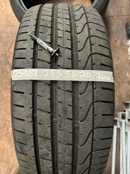 1 X 255 50 R20 109W PIRELLI P ZERO (NO PUNCTURE NO REPAIR) 7mm!