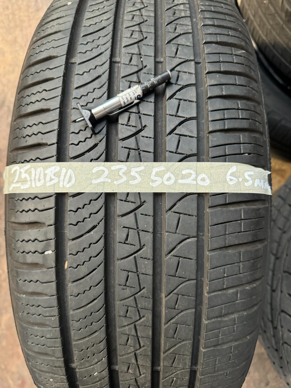 1 X 235 50 20 104W PIRELLI SCORPION ZERO NO REPAIRS 6.5 mm NEXT DAY DELIVERY