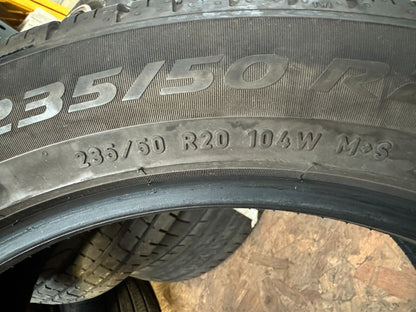 1 X 235 50 20 104W PIRELLI SCORPION ZERO NO REPAIRS 6.5 mm NEXT DAY DELIVERY