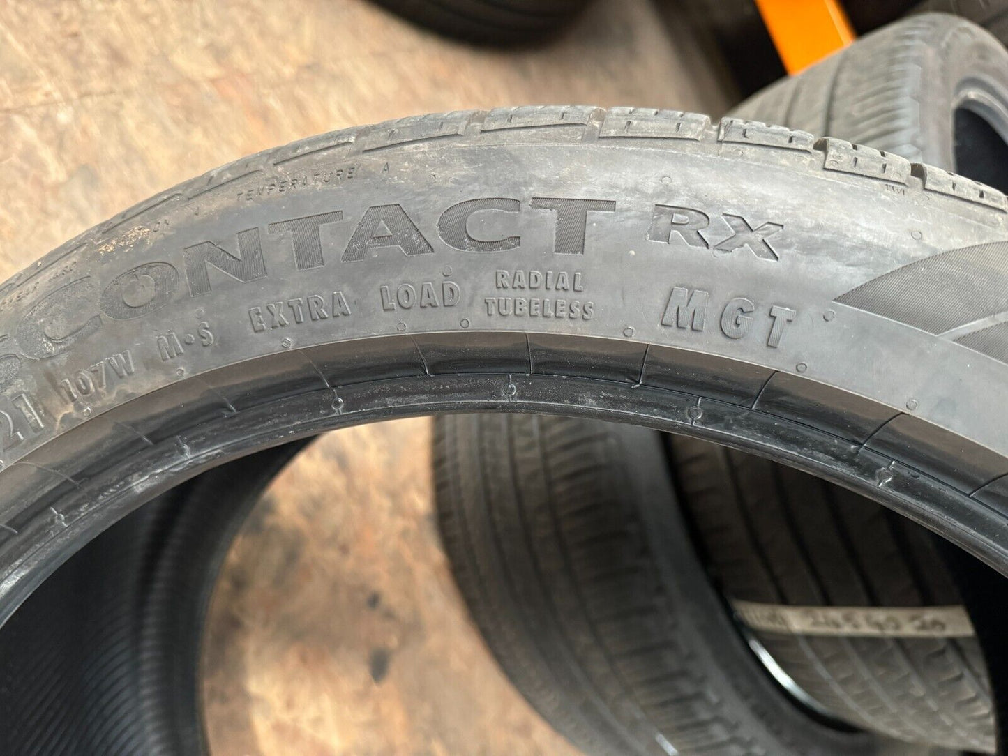 1x Continental 295 35 21 107W Cross Contact RX tyre 7mm! NEXT DAY DELIVERY