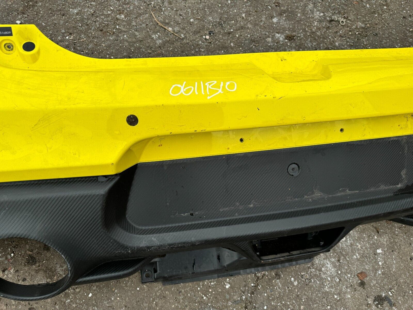 SUZUKI SWIFT SPORT MK5 2018-2023 REAR BUMPER YELLOW GENUINE DAMAGES