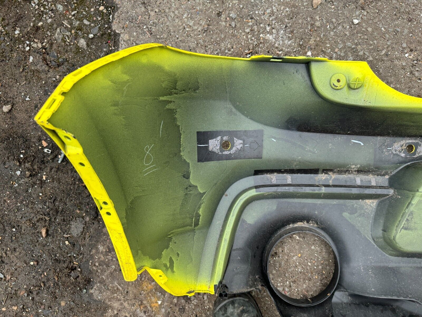 SUZUKI SWIFT SPORT MK5 2018-2023 REAR BUMPER YELLOW GENUINE DAMAGES