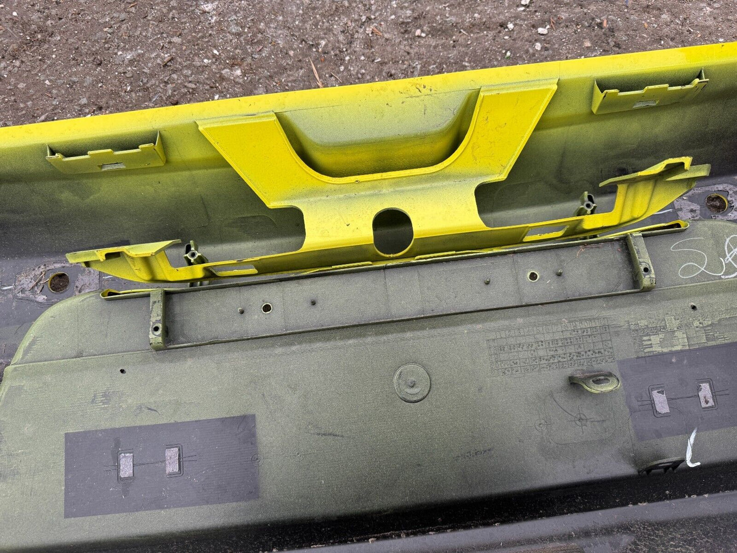 SUZUKI SWIFT SPORT MK5 2018-2023 REAR BUMPER YELLOW GENUINE DAMAGES