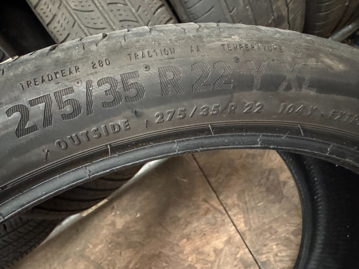 X1 275/35 R22 104Y XL CONTINENTAL ECO CONTACT 6 * | DoT1523 | 5mm 275 35 22