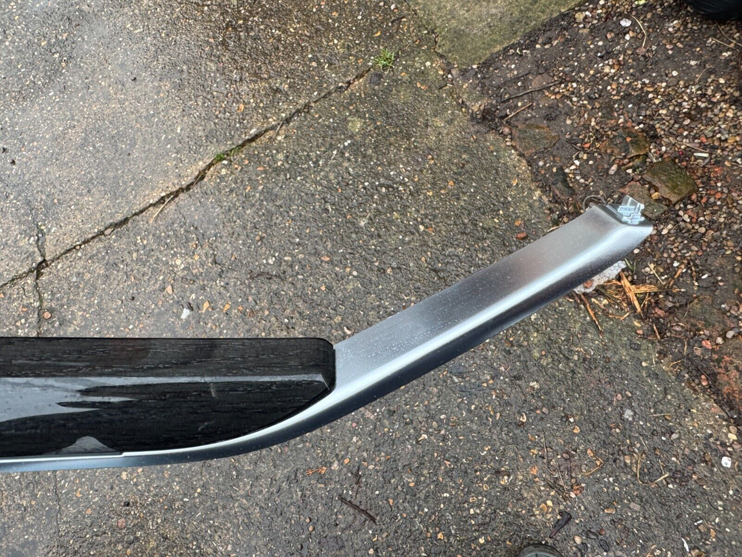 Genuine Audi Q8 RHD Left Brushed Aluminium Centre Console Trim Finisher