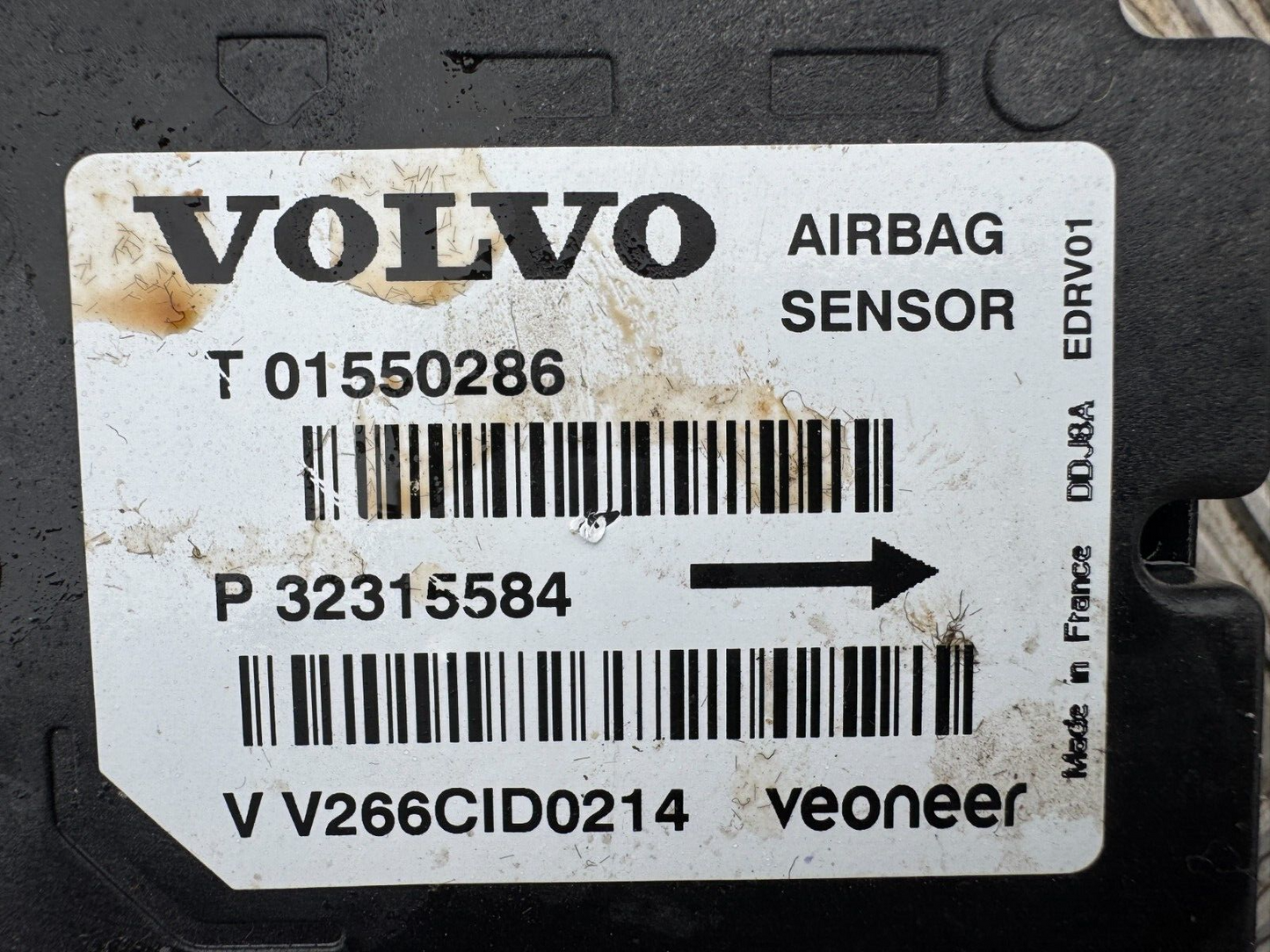 Volvo S90 T8 SRS Bag Control Module ECU 32315584 MAY NEED RESET!