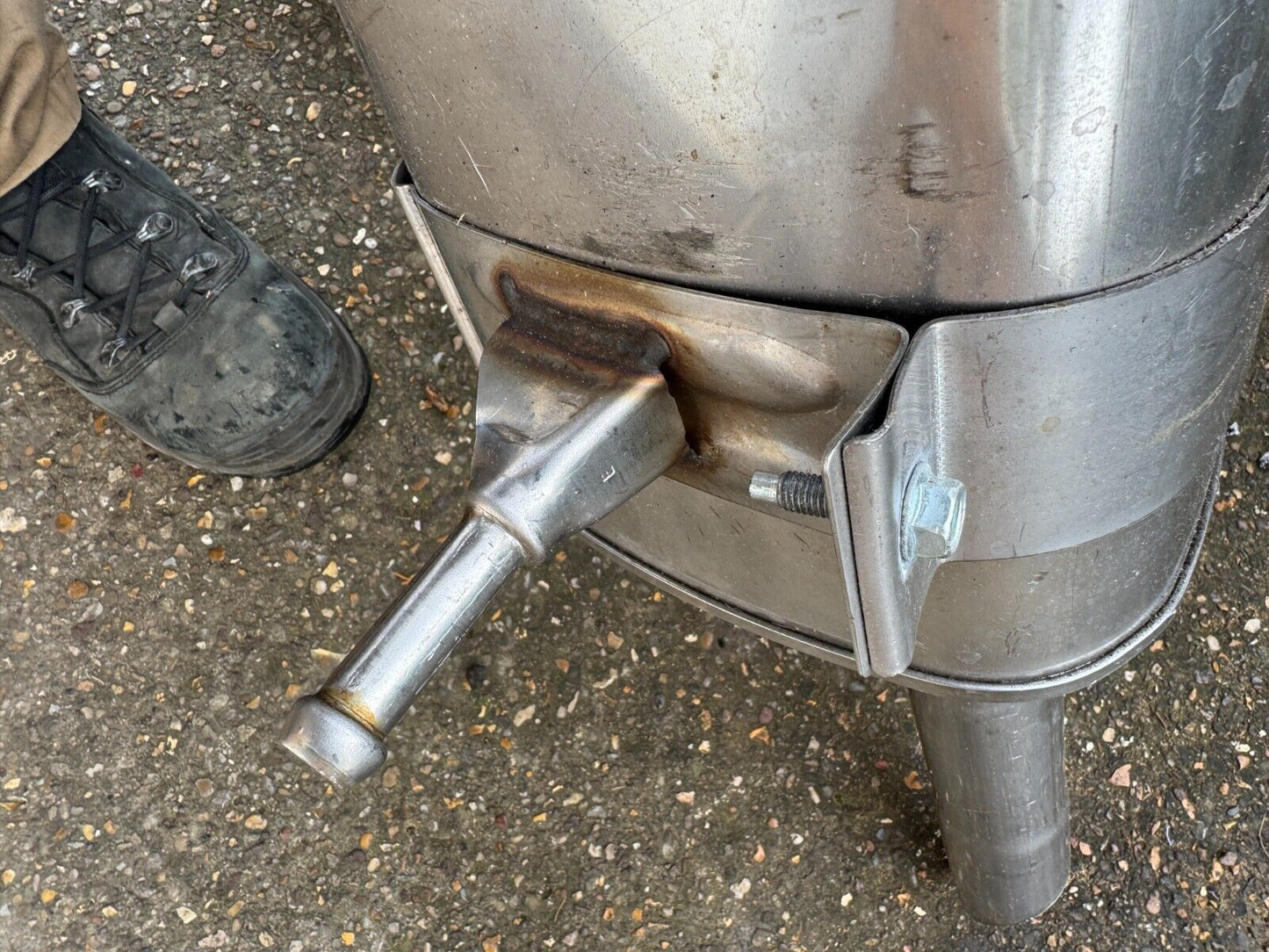 PSA4385 REAR EXHAUST PIPE SILENCER FOR PEUGEOT 208 II UB_, UP_, UW_, UJ_ 1.2