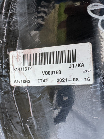 Genuine 2021 Volvo S60 V60 S90 V90 18" 8J single alloy wheel 31471312