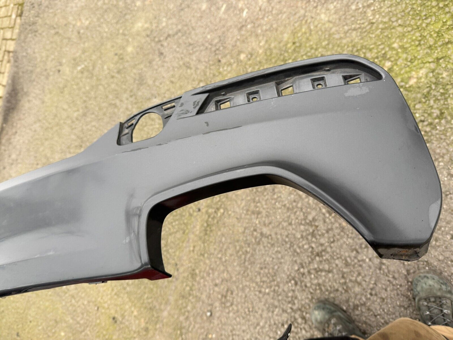 BMW 5 SERIES GENUINE G30/31 M SPORT REAR BUMPER DIFFUSER TWIN EXHAUST 21754011