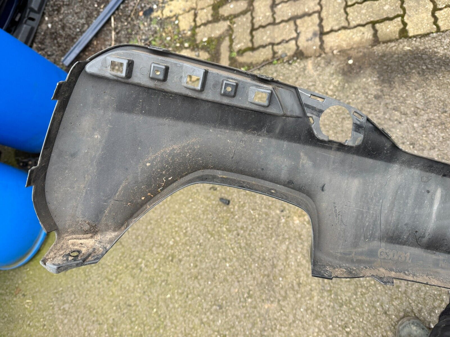 BMW 5 SERIES GENUINE G30/31 M SPORT REAR BUMPER DIFFUSER TWIN EXHAUST 21754011