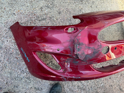 Genuine Jaguar XKR front bumper PDC holes - P/N BW83-17C831-ACW DAMAGED