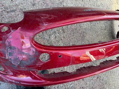 Genuine Jaguar XKR front bumper PDC holes - P/N BW83-17C831-ACW DAMAGED