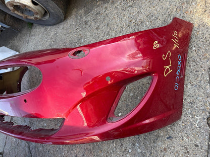 Genuine Jaguar XKR front bumper PDC holes - P/N BW83-17C831-ACW DAMAGED
