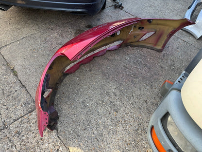 Genuine Jaguar XKR front bumper PDC holes - P/N BW83-17C831-ACW DAMAGED