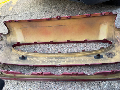 Genuine Jaguar XKR front bumper PDC holes - P/N BW83-17C831-ACW DAMAGED