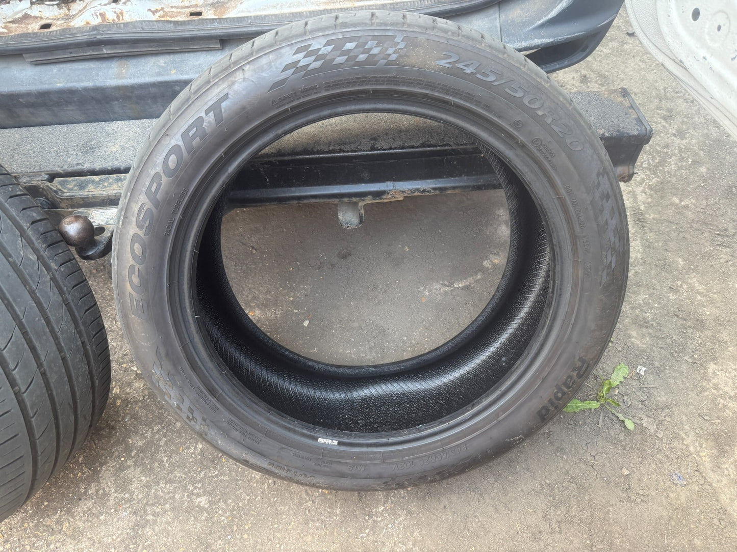245 50 20 Rapid Ecosport  102v No Repairs 6mm 2024 tyre Next Day Delivery