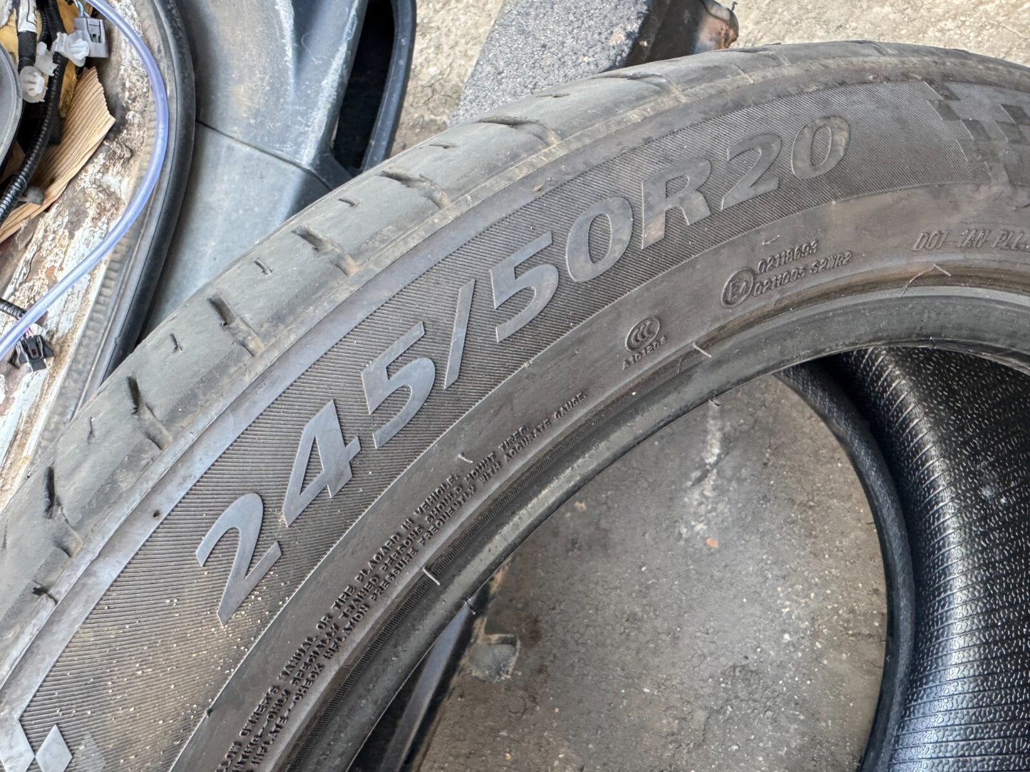 245 50 20 Rapid Ecosport  102v No Repairs 6mm 2024 tyre Next Day Delivery