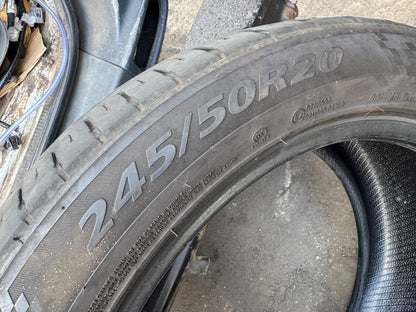 245 50 20 Rapid Ecosport  102v No Repairs 6mm 2024 tyre Next Day Delivery