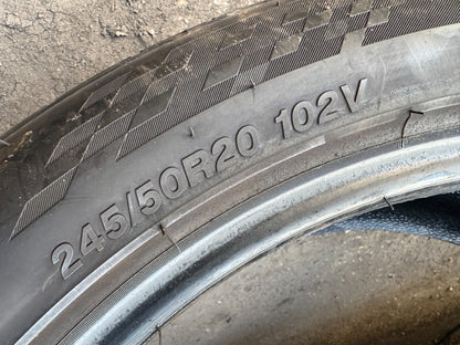 245 50 20 Rapid Ecosport  102v No Repairs 6mm 2024 tyre Next Day Delivery