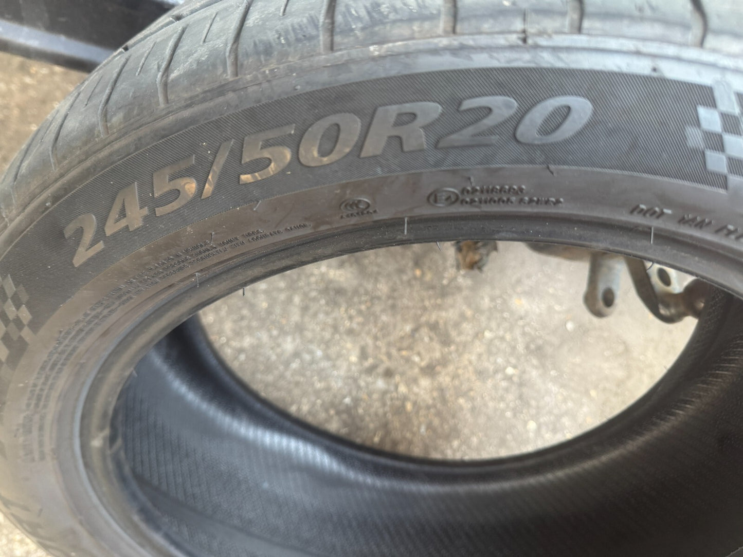 245 50 20 Rapid Ecosport  102v No Repairs 6mm 2024 tyre Next Day Delivery