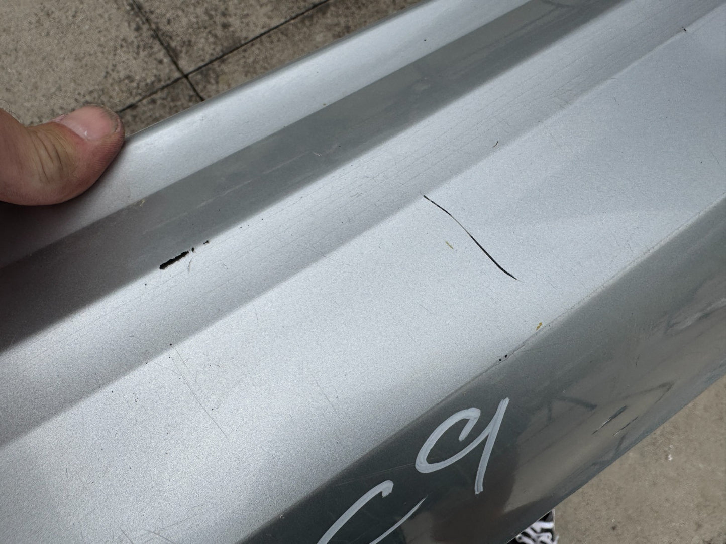 AUDI A6 REAR BUMPER C7 2011-2015 Scratches