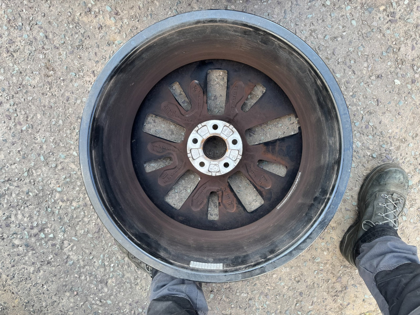 GENUINE AUDI RSQ7 RSQ8 9.5J X 21  ALLOY WHEEL 4KE601025AE GREAT WHEEL! CHEAP!