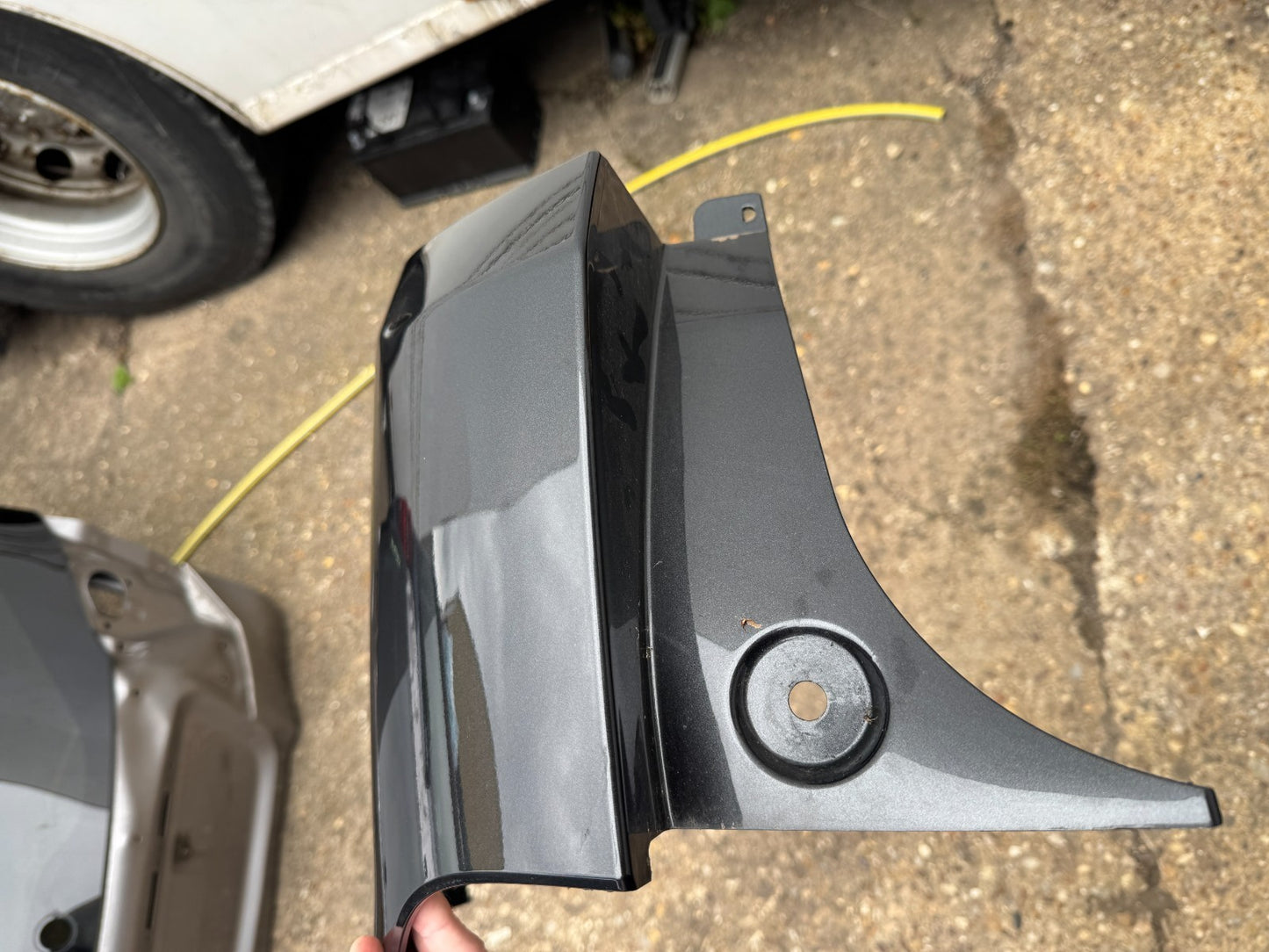OEM LAND ROVER DISCOVERY SPORT L550 REAR BUMPER LEFT CORNER FK7217927A CARP.GREY