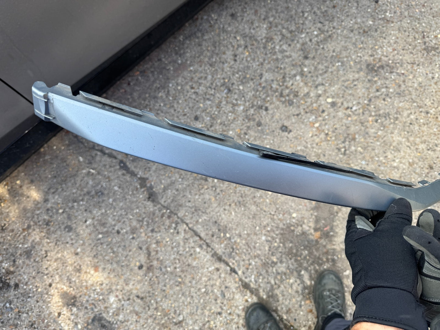 AUDI Q7 (4M) S-LINE 2020-24 FRONT BUMPER LOWER SPOILER GENUINE 4M0853245X