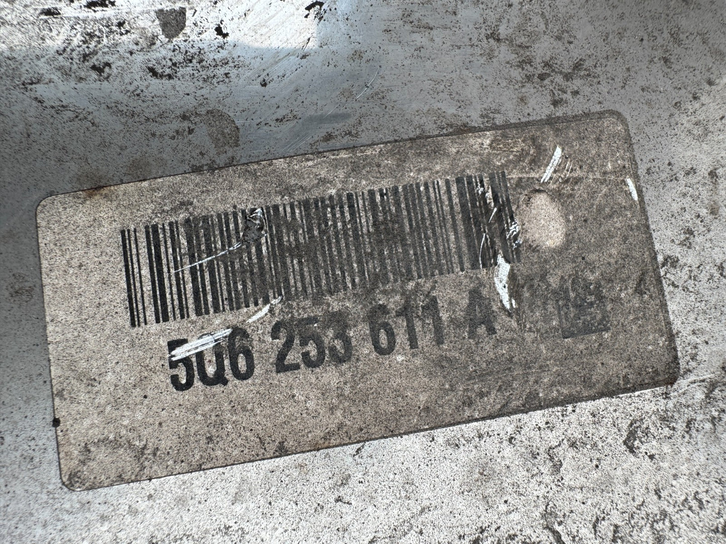 VW GOLF MK7 GTD SILENCER MUFFLER BACK BOX 5Q6253611A