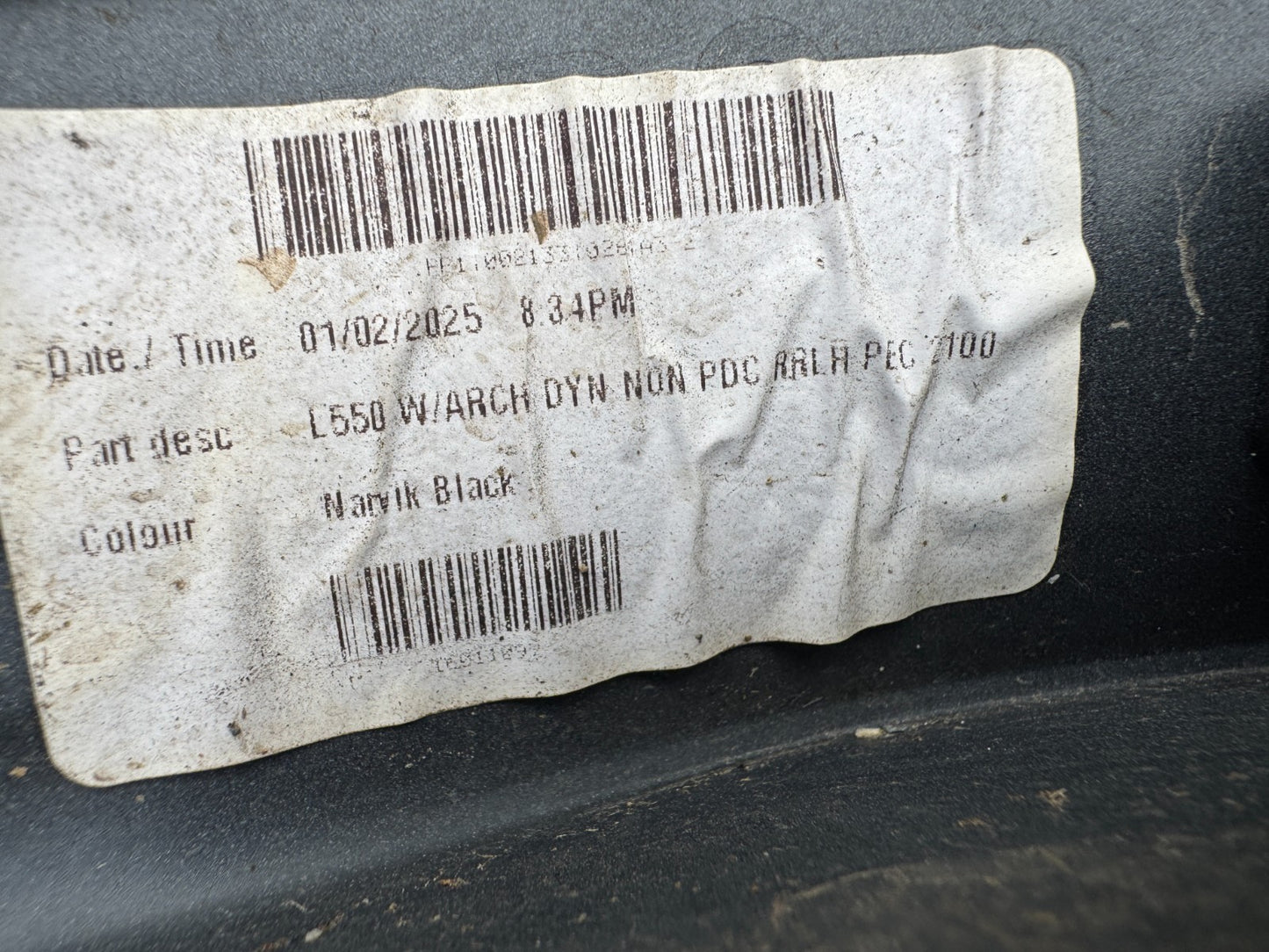 LAND ROVER DISCOVERY L550 WHEEL ARCH TRIM REAR LEFT N/S LK72290E23B