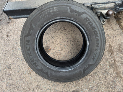 1x 215/75r16c 116/114R Nexen Roadian CTX 2157516 7.5mm tread no repairs