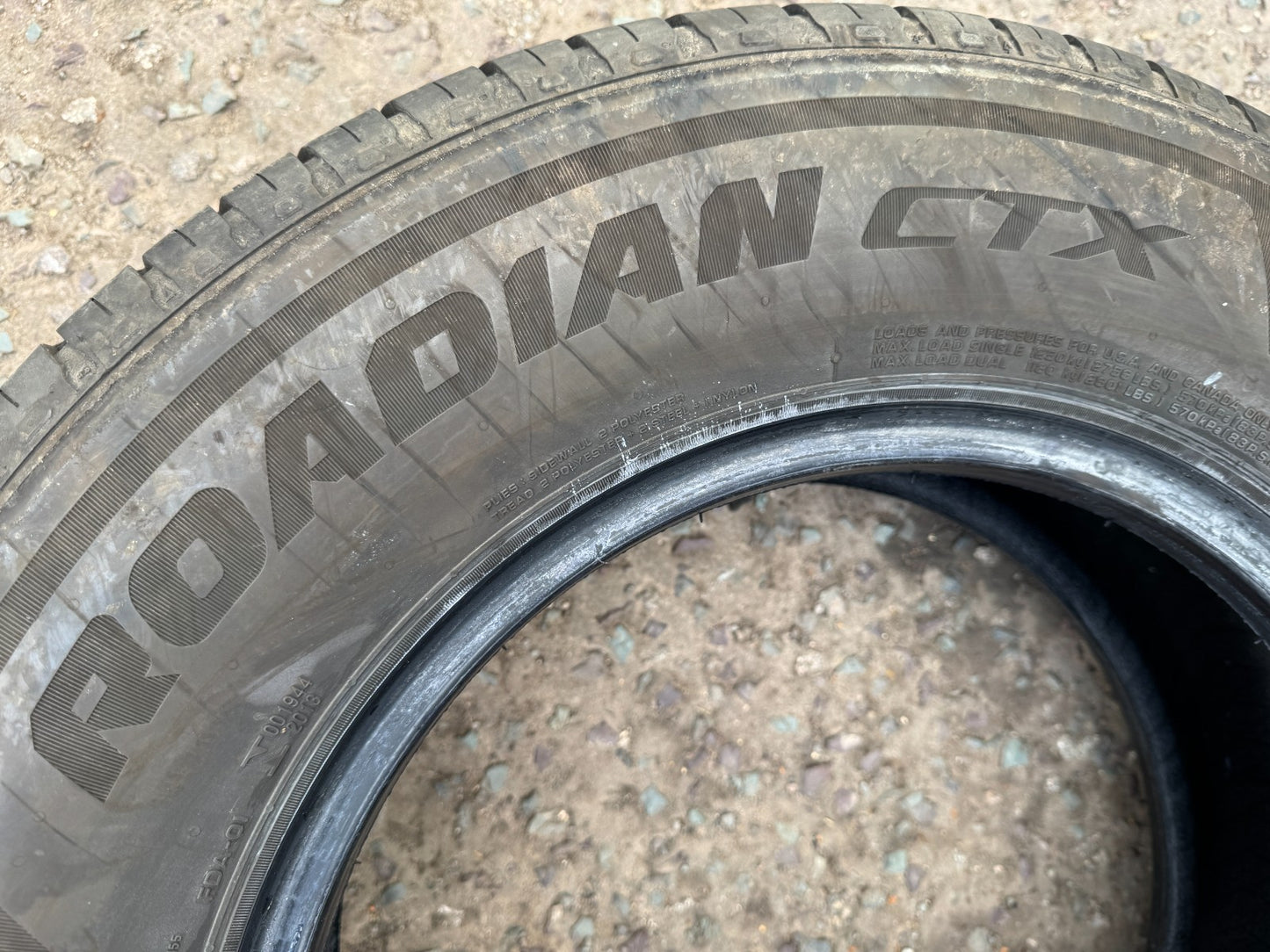 1x 215/75r16c 116/114R Nexen Roadian CTX 2157516 7.5mm tread no repairs